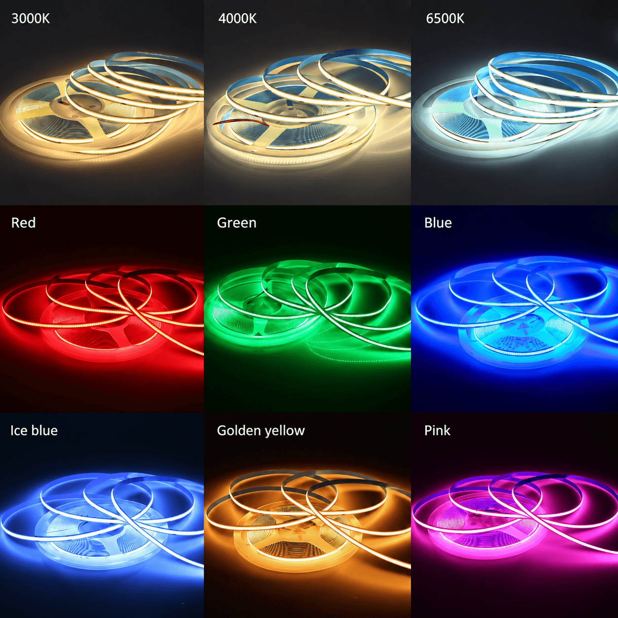 Series colour reference; not all colours apply to this model.
