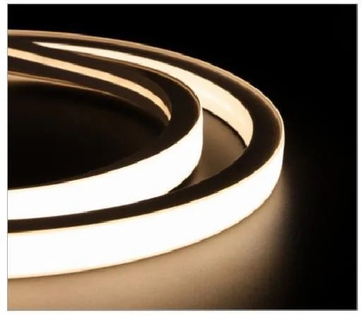 Flanged top-emitting silicone neon LED series