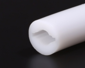 White round tube Φ12 · Empty silicone tubing only · LED strip not included