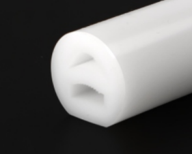 D-profile tube D13 · Empty silicone tubing only · LED strip not included