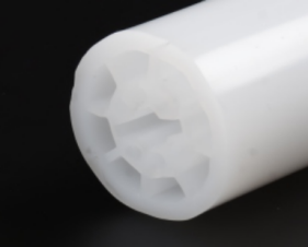 White round tube Φ30 · Empty silicone tubing only · LED strip not included