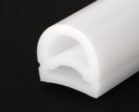 D-profile tube D13 × 13 · Empty silicone tubing only · LED strip not included