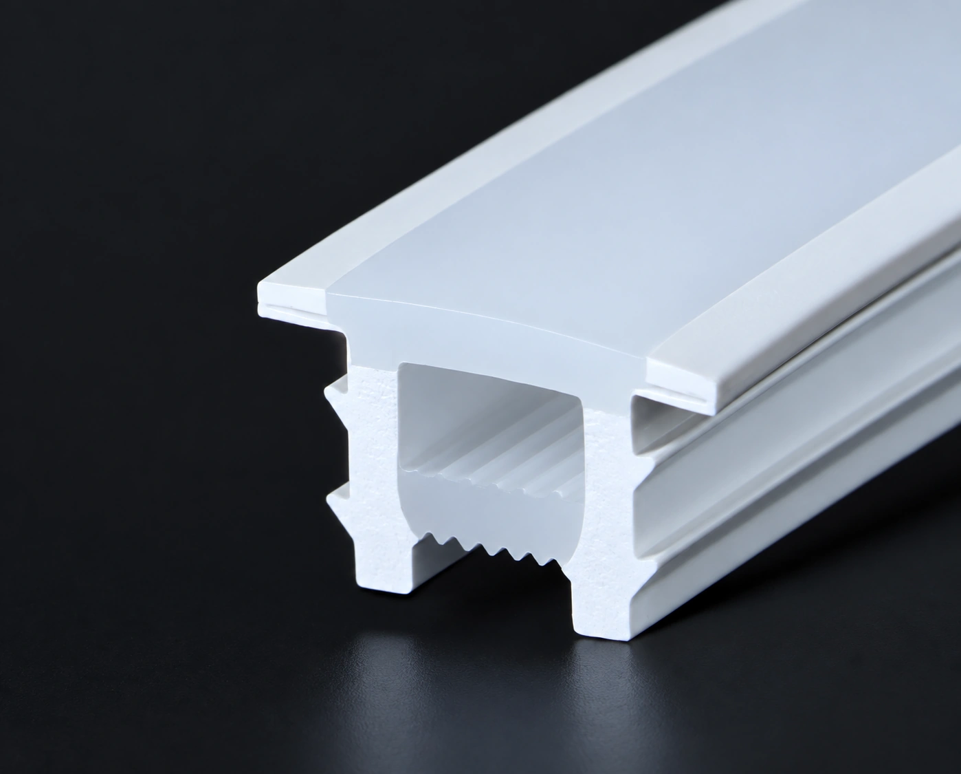 White-edge silicone cover 6 × 6 mm · Photo reference · Approved enhanced sample