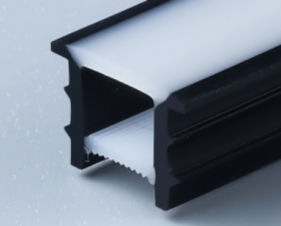 White-face cover with black edges 12 × 12 mm · Product photo