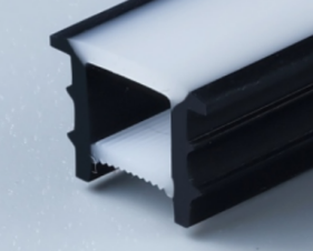 White-face cover with black edges 14 × 14 mm · Product photo