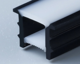 White-face cover with black edges 15 × 15 mm · Product photo