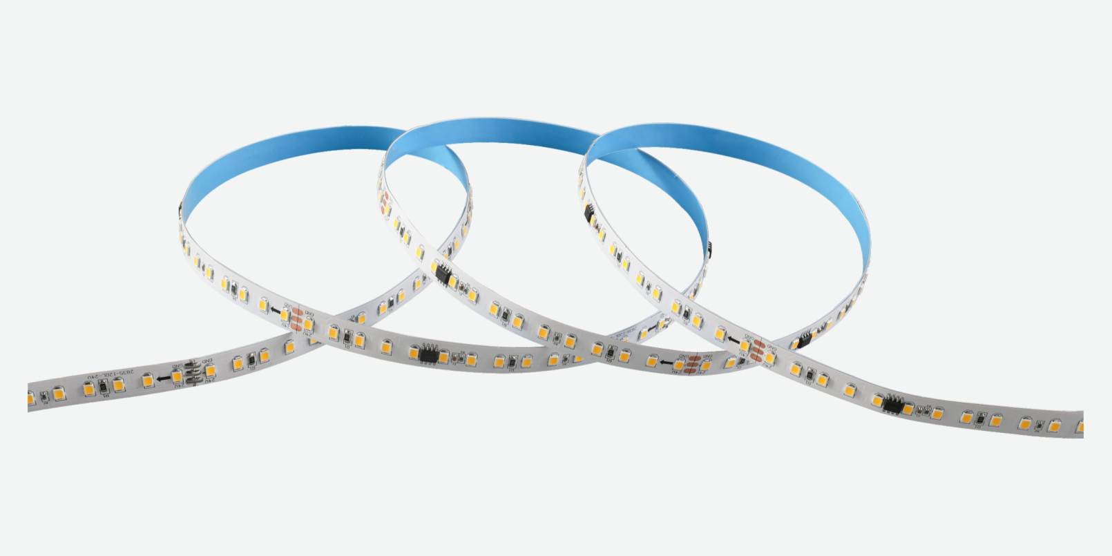 10 mm SMD 2835 Externally controlled chasing LED Strip · 120 LEDs/m · 12 W/m, Externally controlled chasing — product photograph