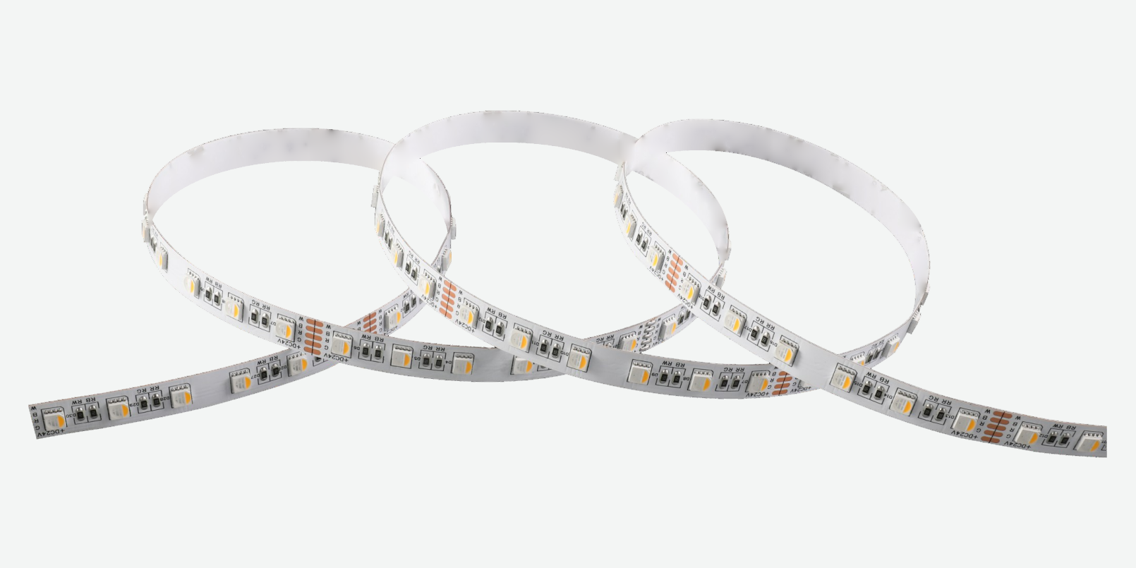 SMD 5050 RGBW LED Strip · 60 LEDs/m · 16 W/m, RGBW four-in-one — product photograph