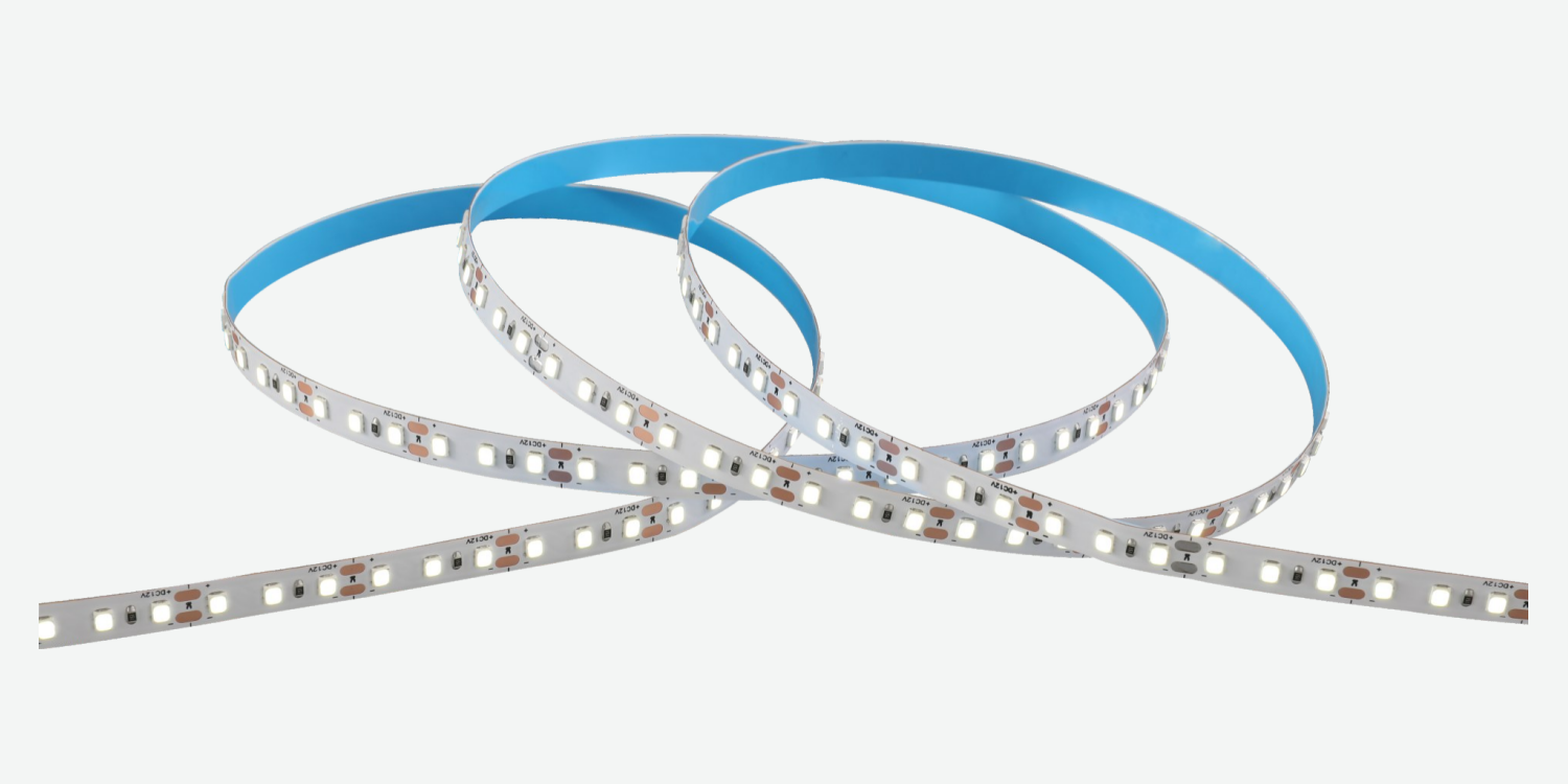 8 mm SMD 2835 Single-color LED Strip · 120 LEDs/m · 10 W/m, 2535 copper PCB — product photograph