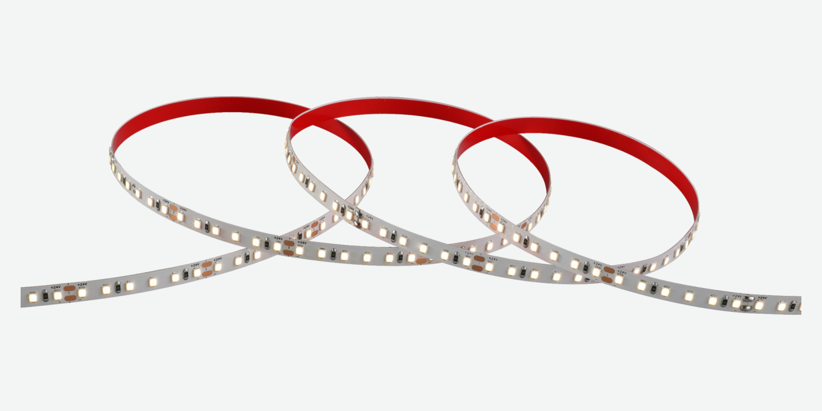 8 mm SMD 2835 Single-color LED Strip · 120 LEDs/m · 12 W/m, 3535 copper PCB — product photograph
