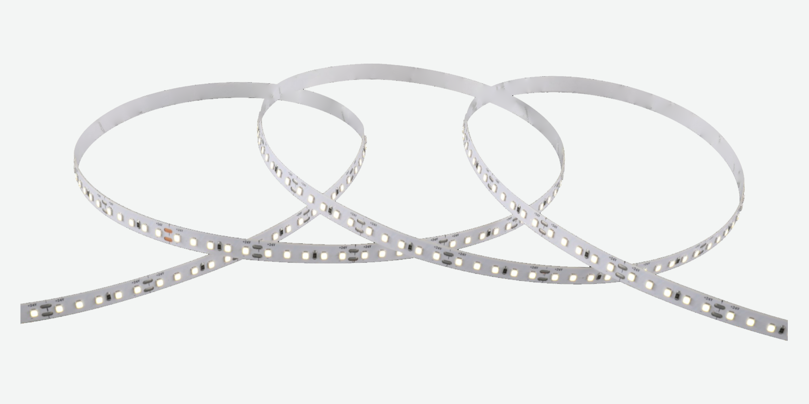 10 mm SMD 2835 Single-color LED Strip · 120 LEDs/m · 8 W/m, 25120 copper PCB — product photograph