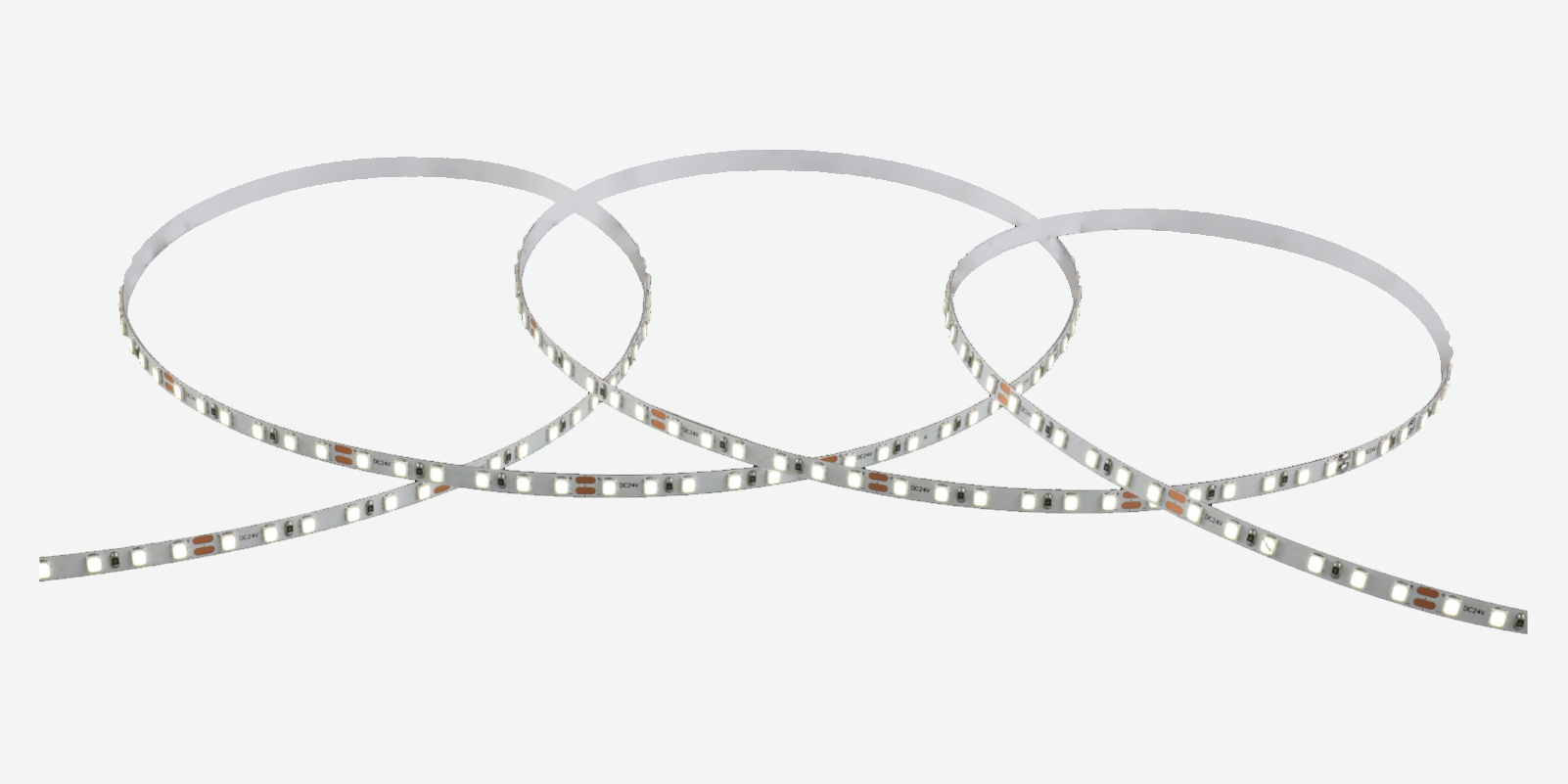 5 mm SMD 2835 Single-color LED Strip · 120 LEDs/m · 10 W/m, Narrow 2550 copper PCB — product photograph