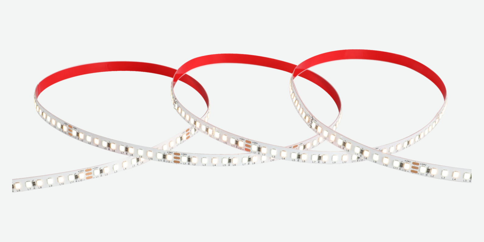 8 mm SMD 2835 Tunable white LED Strip · 168 LEDs/m · 15 W/m, Tunable white — product photograph