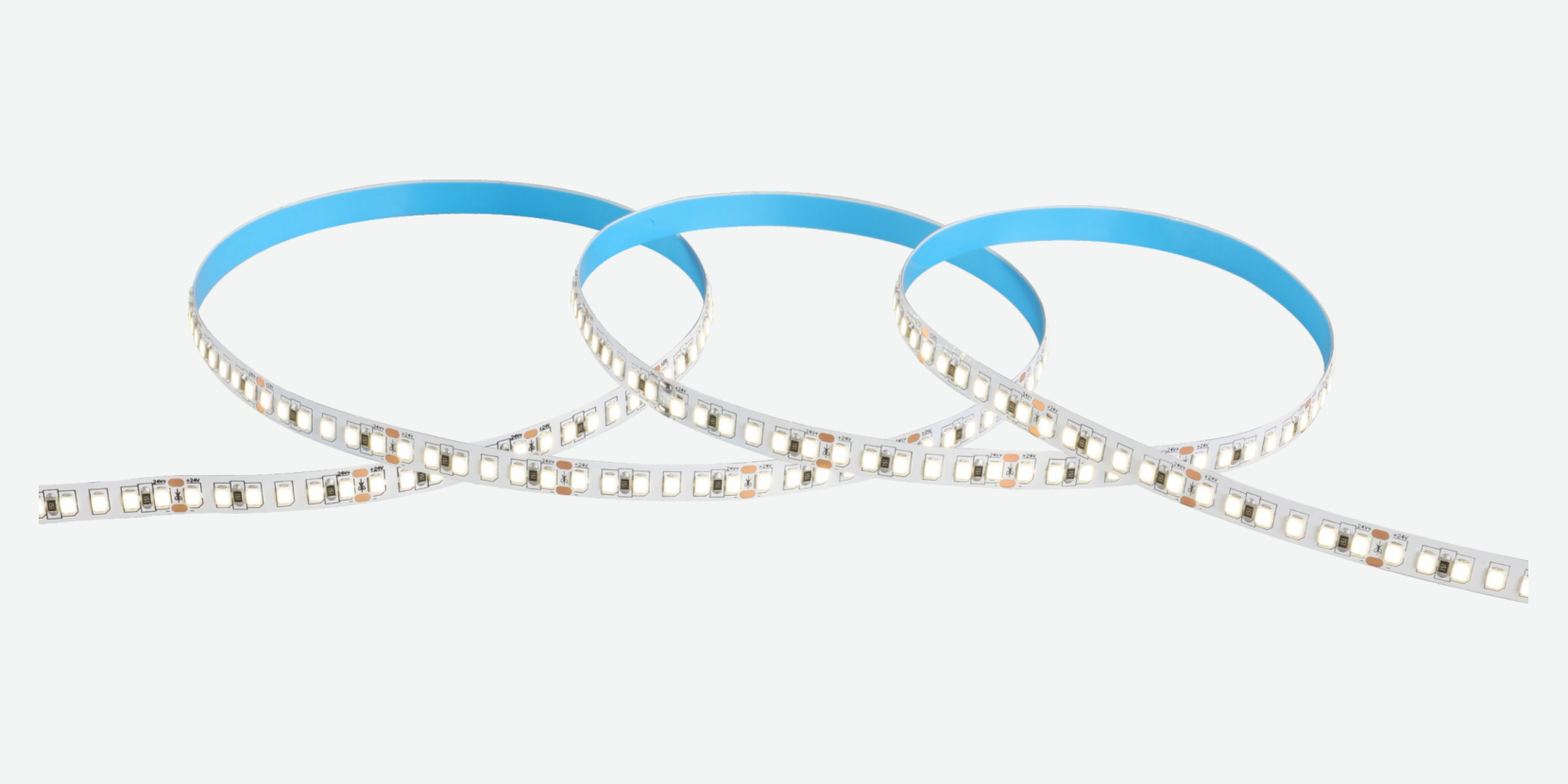 8 mm SMD 2835 Single-color LED Strip · 180 LEDs/m · 16 W/m, 180-LED standard PCB — product photograph