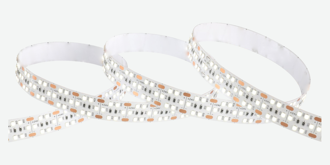 20 mm SMD 2835 Single-color LED Strip · 276 LEDs/m · 24 W/m, 276-LED triple row — product photograph