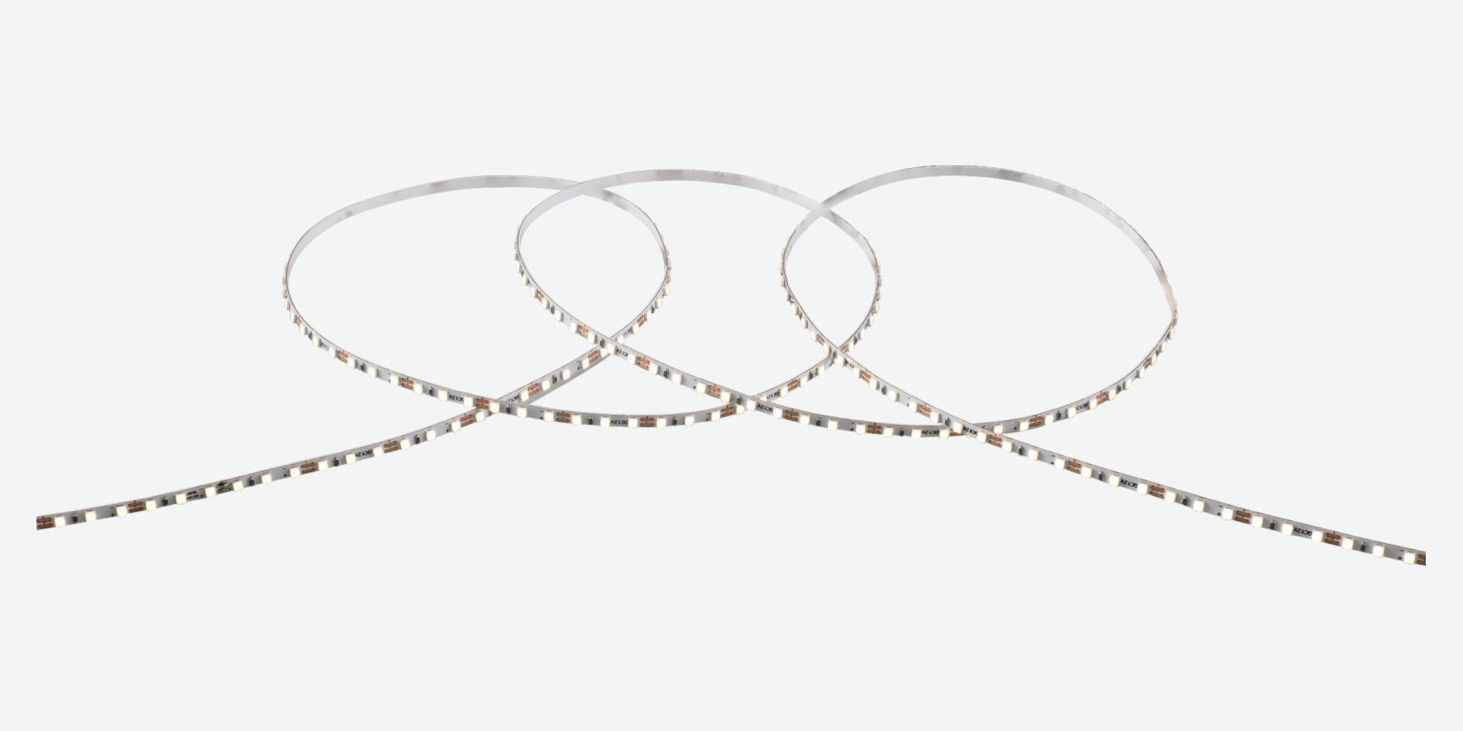 3 mm SMD 2835 Single-color LED Strip · 168 LEDs/m · 6 W/m, 3 mm ultra-narrow PCB — product photograph